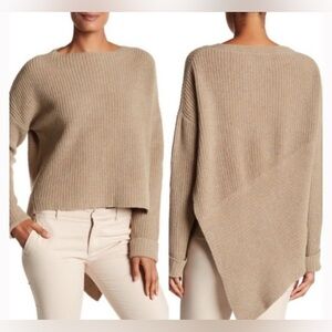 Brochu Walker Thandee Asymmetrical Wool Blend sweater - size small